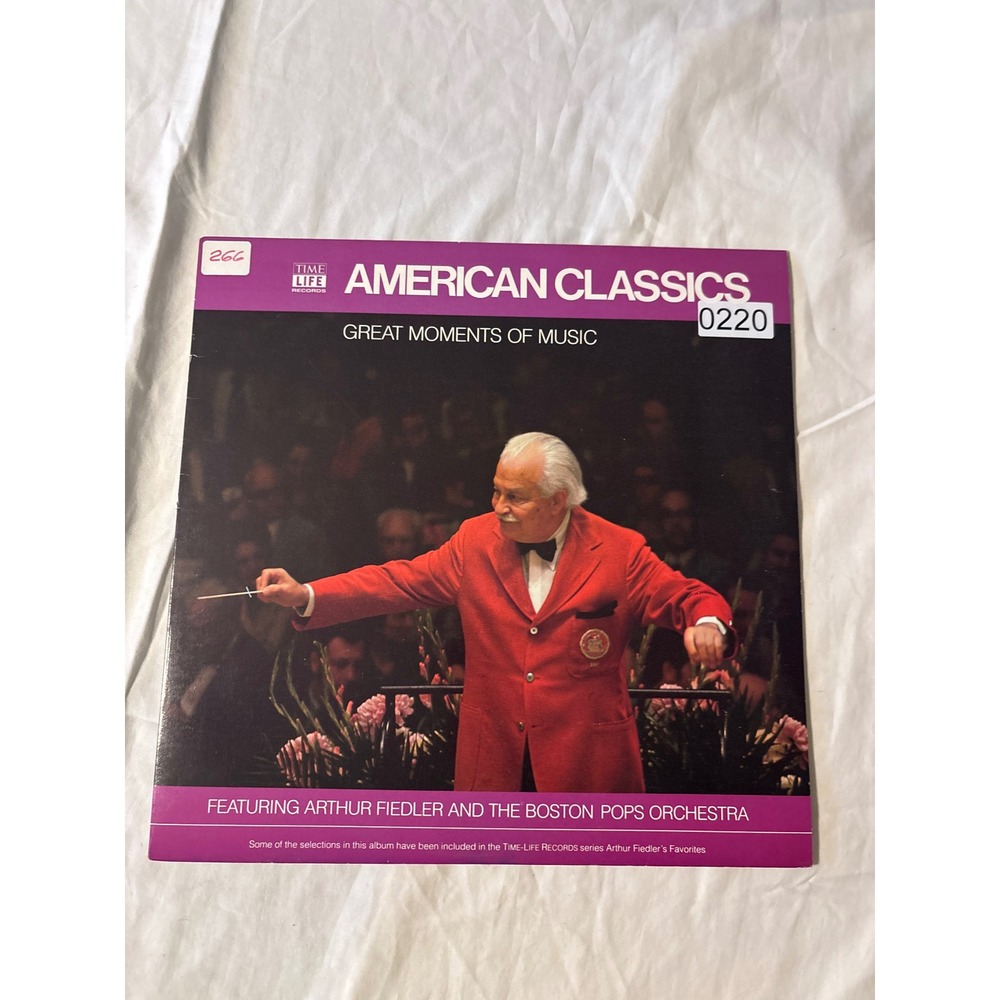 Time-Life American Classics Vinyl LP Arthur Fiedler Boston Pops‎ 12" Black 80s